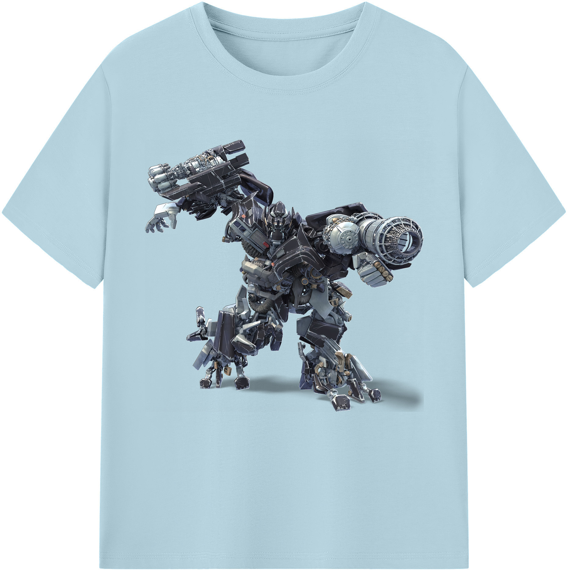 （画像用） Transformers トランスフォーマー 綿100％半袖Tシャツ（フロントプリント）